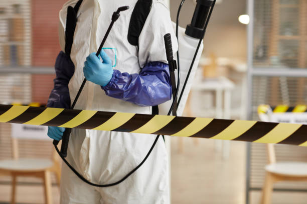 Professional Blood Cleanup technician working in Lawrenceville, IL